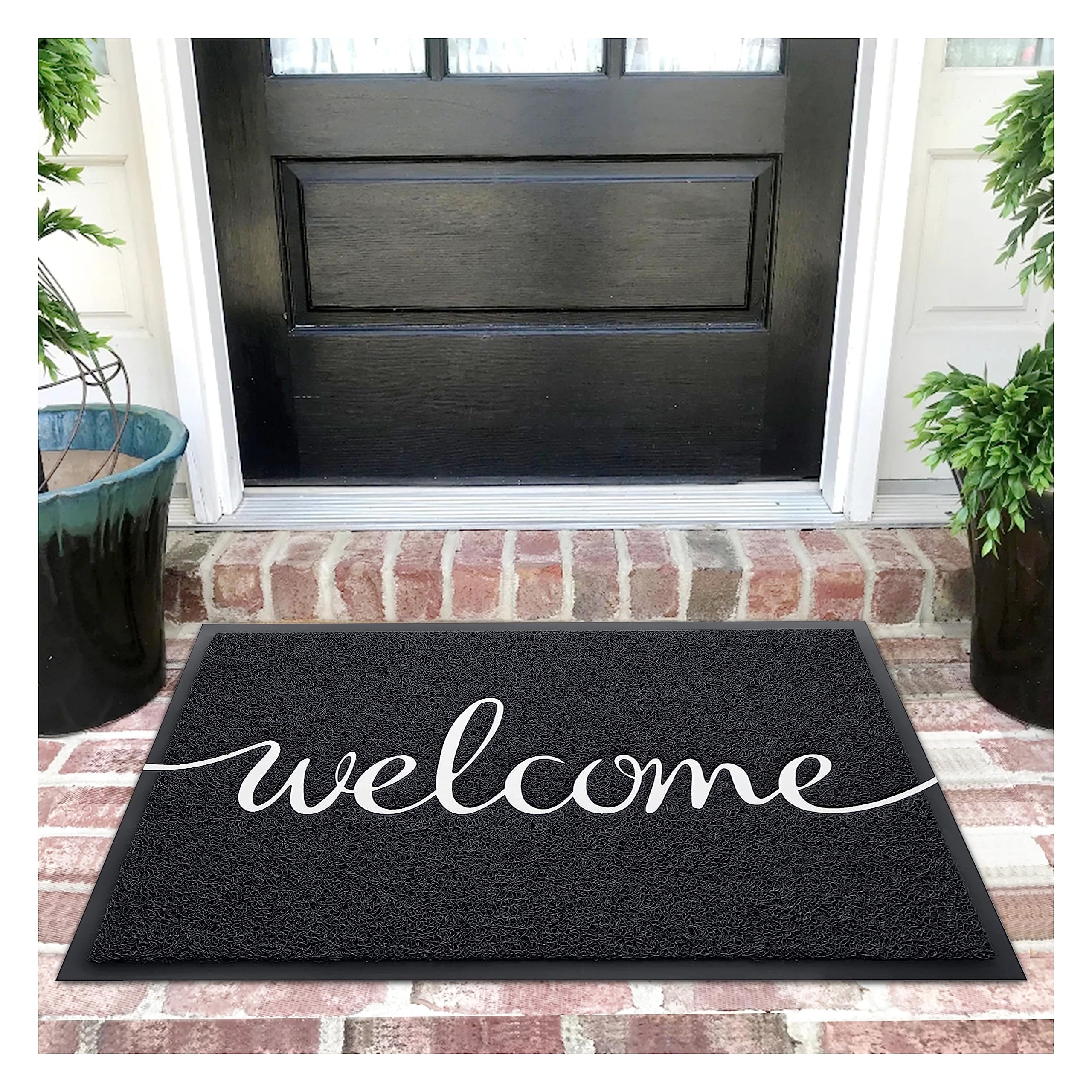 Earthall Funny Welcome Mats Outdoor, Front Door Mat For Outside Entry, Doormat Outdoor/Indoor Entrance, Front Door Rugs For Entr